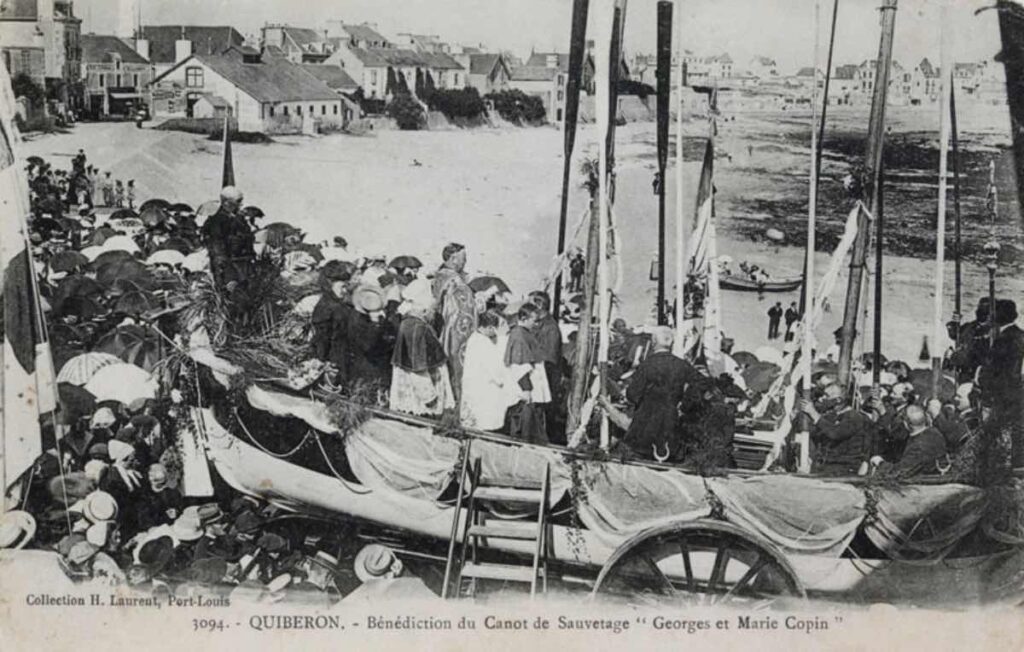Bénédiction du canot de sauvetage Georges et Marie Copin à Quiberon